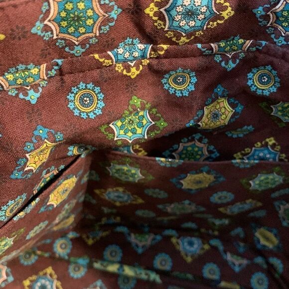 Sisters brown & blue quilted tote - Picture 7 of 8